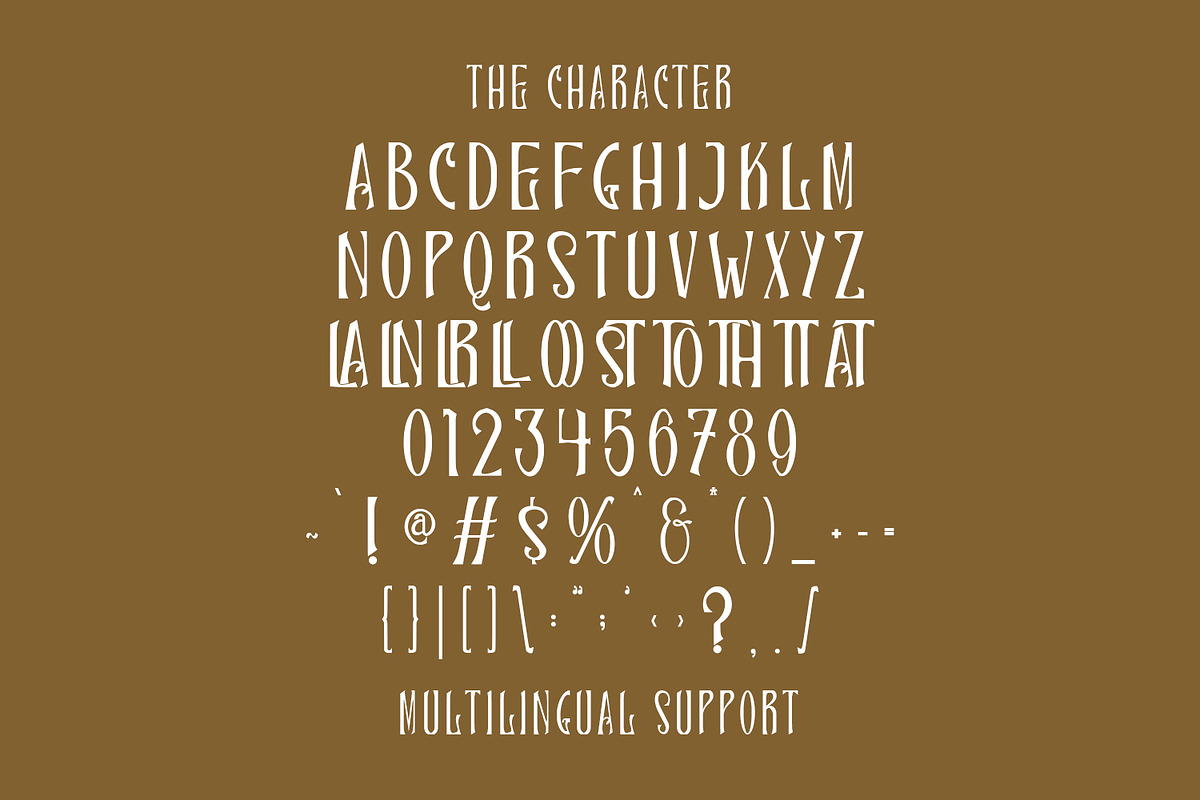 Lemarres Decorative Display Font, a Blackletter Font by Maulana Creative (Photo 7 of 7)