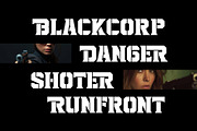Defront Stencil Font, a Sans Serif Font by RantautypeStudio (Thumbnail 8 of 15)