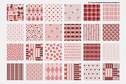 VALENTINE SEAMLESS PATTERNS & HEARTS, a Pattern Graphic by Sonulkaster (Thumbnail 3 of 9)