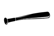 Baseball Bat Silhouette Vector Bundl, an Illustration by Creativeshirt (Thumbnail 26 of 51)