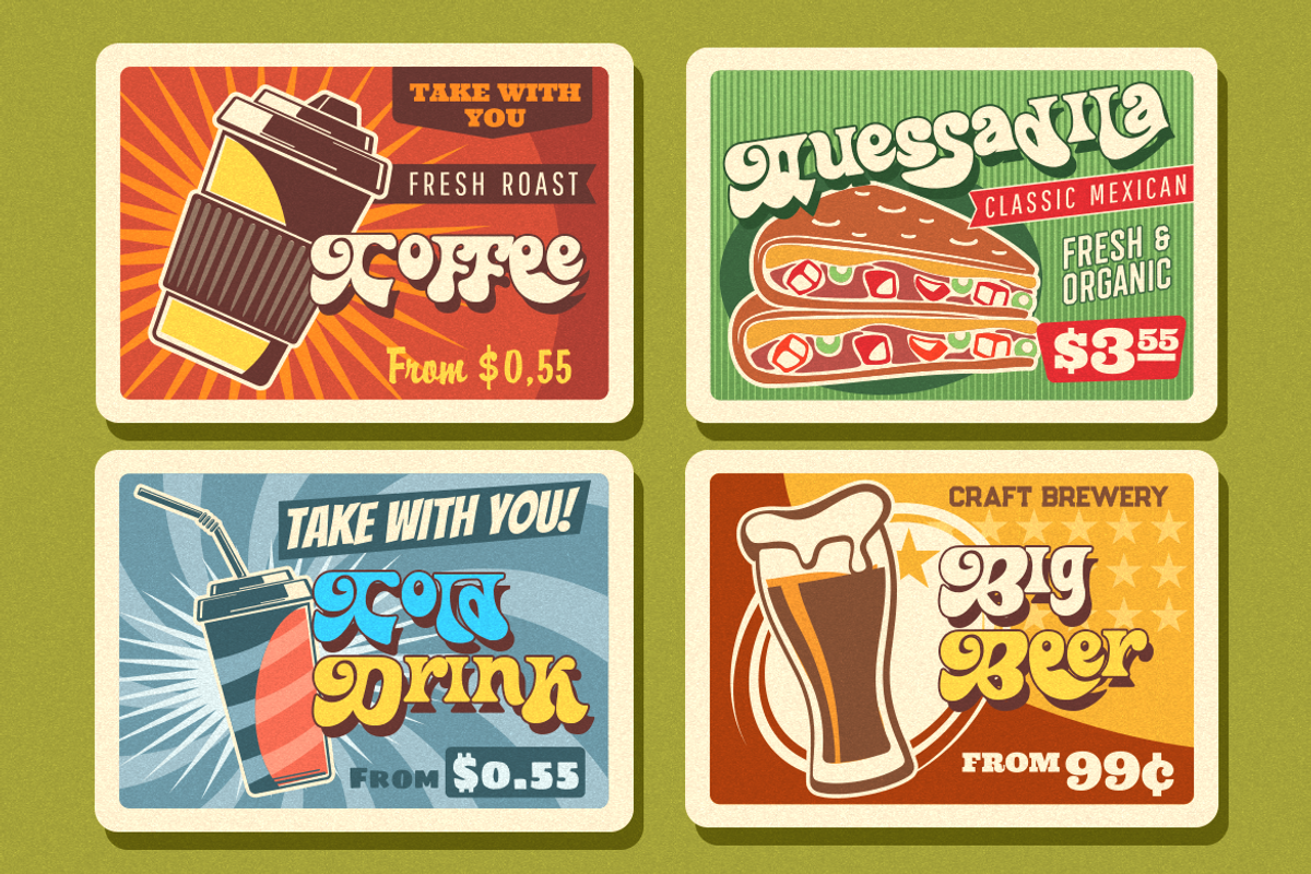 Retrock Vintage Curly, a Font by Creatype Studio (Photo 2 of 10)
