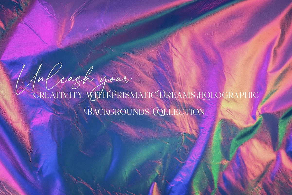 Prismatic Dreams Holographic, a Background Graphic by Anzhelika (Photo 5 of 10)