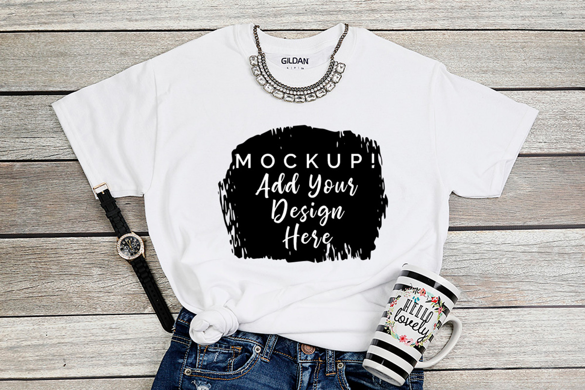 T-Shirt Mockup Bundle, a Shirt Mockup by SUBLIME Styled Stock (Photo 3 of 6)