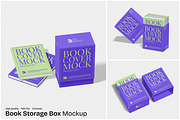 Book Storage Box Mockup, a Packaging Mockup by Unerispace (Thumbnail 1 of 5)