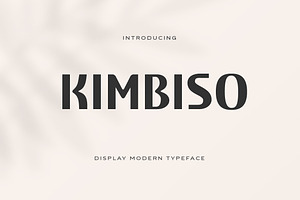 Kimbiso Modern Display Font