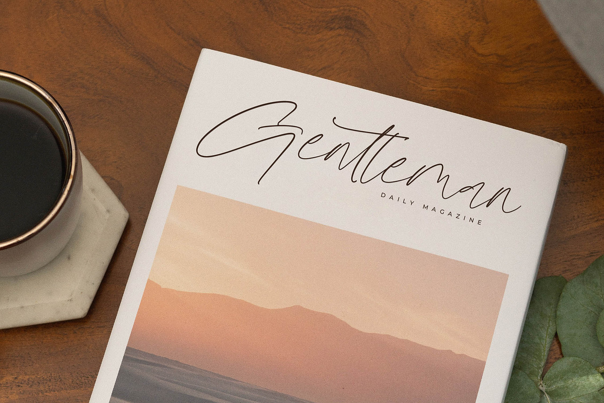 Gilberons Knighten Elegant Signature, a Script Font by Letterena Studios Script (Photo 8 of 15)
