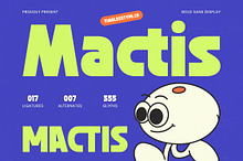 Mactis Bold Sans Display Font