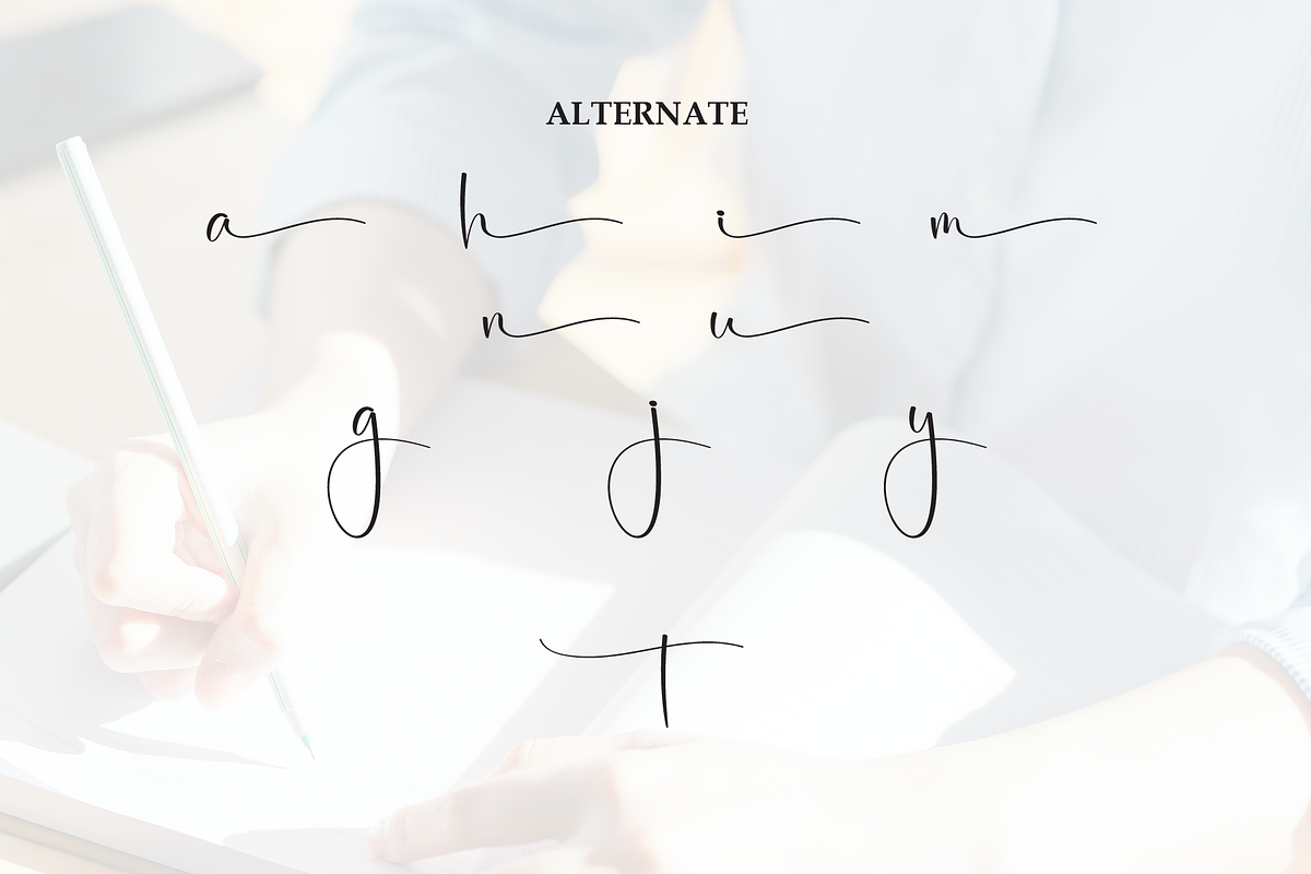 Samantha Signature | Script Font, a Handwritten Font by Scratchones (Photo 8 of 9)