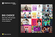 1000 T-Shirt Mock-Up, a Shirt Mockup by Freeman Studio (Thumbnail 14 of 19)
