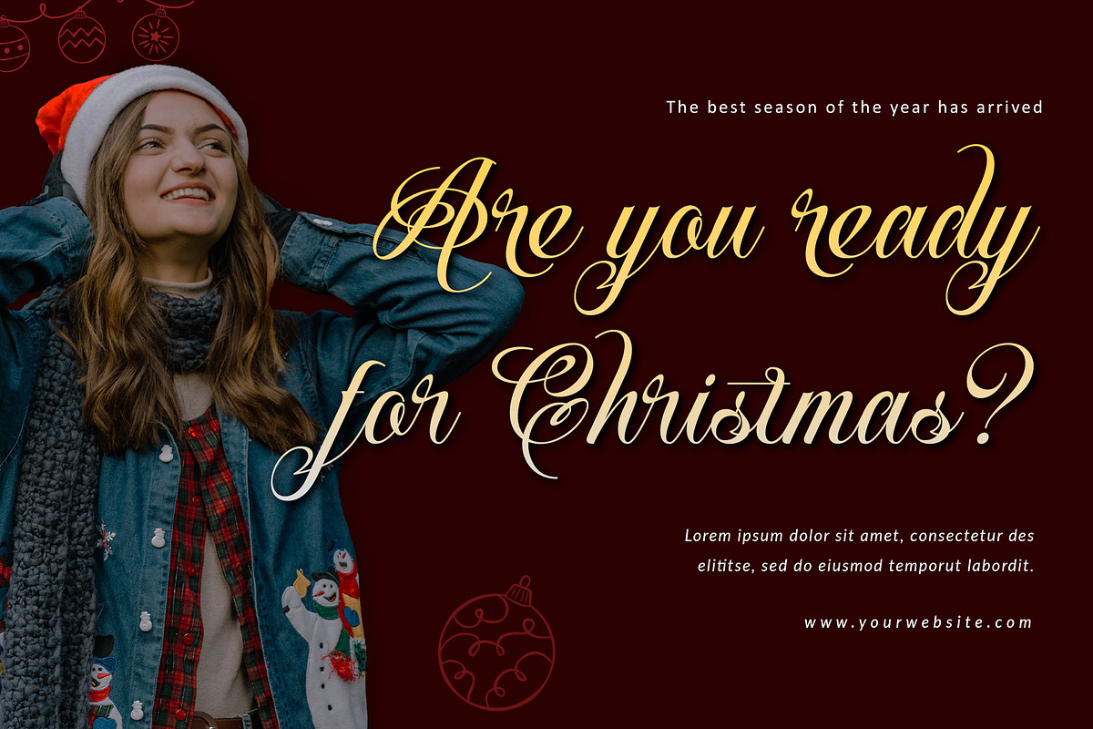 Mistletoe Magic, a Script Font by Letterara (Photo 8 of 13)