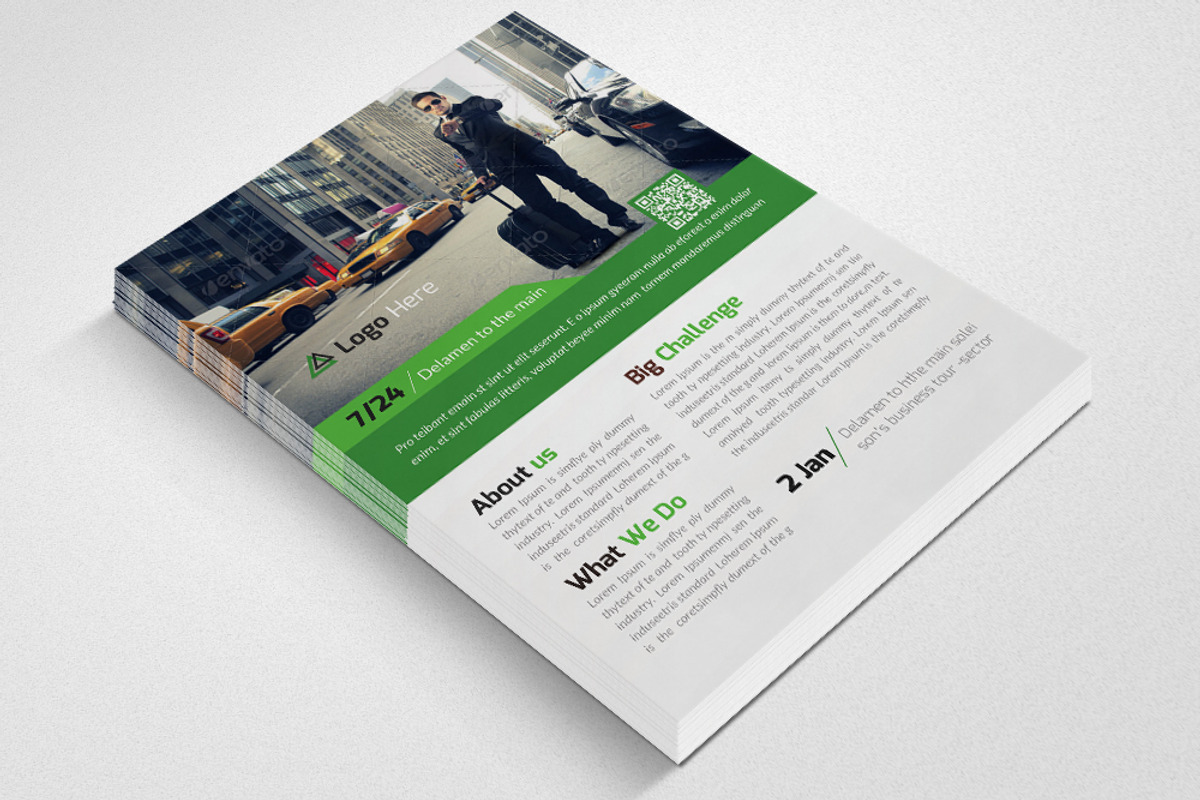 Creative Business Flyer Template, a Flyer Template by Psd Templates (Photo 2 of 3)