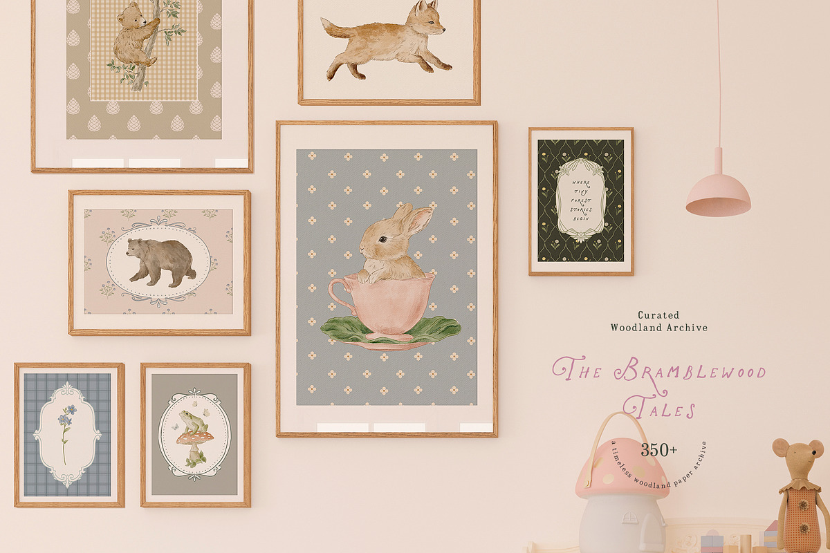 Bramblewood Tales Woodland Clipart, a Decorative Illustration by Muse Artist (Photo 23 of 29)
