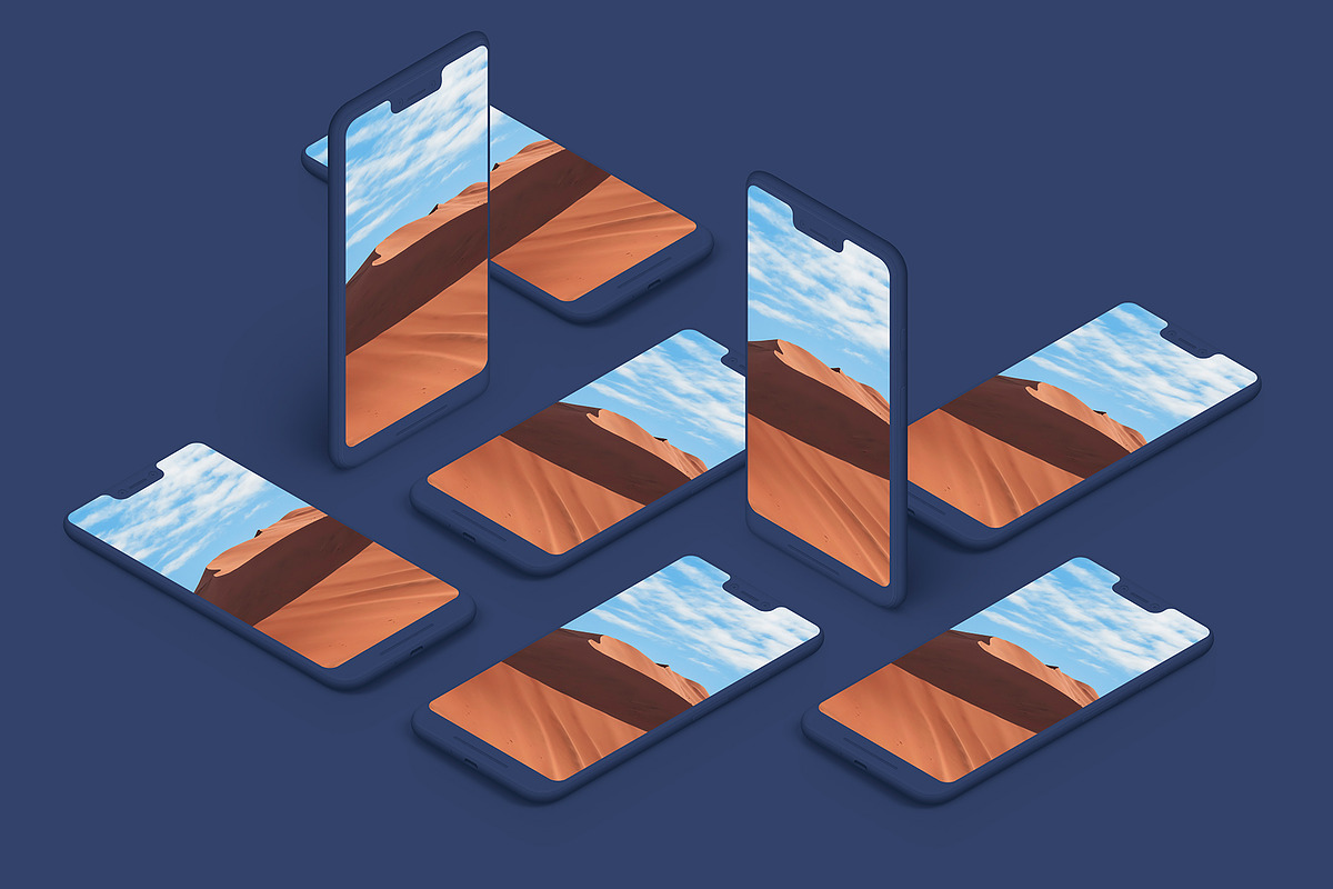 Pixel 3XL - 21 Clay Mockups - PSD, an iPhone Mockup by Asylab (Photo 70 of 73)