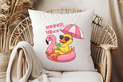 Summer Duck Sublimation Bundle, an Illustration by Libby Wishes (Thumbnail 12 of 12)