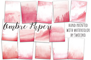 Watercolor ombre background, a Texture Graphic by swiejko (Thumbnail 1 of 2)