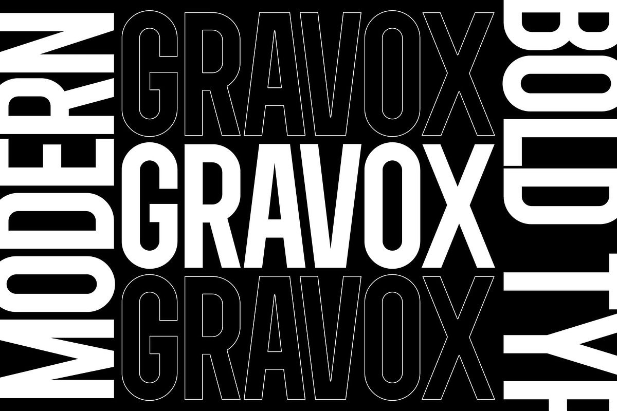 Gravox, a Sans Serif Font by Lemockup (Photo 10 of 12)