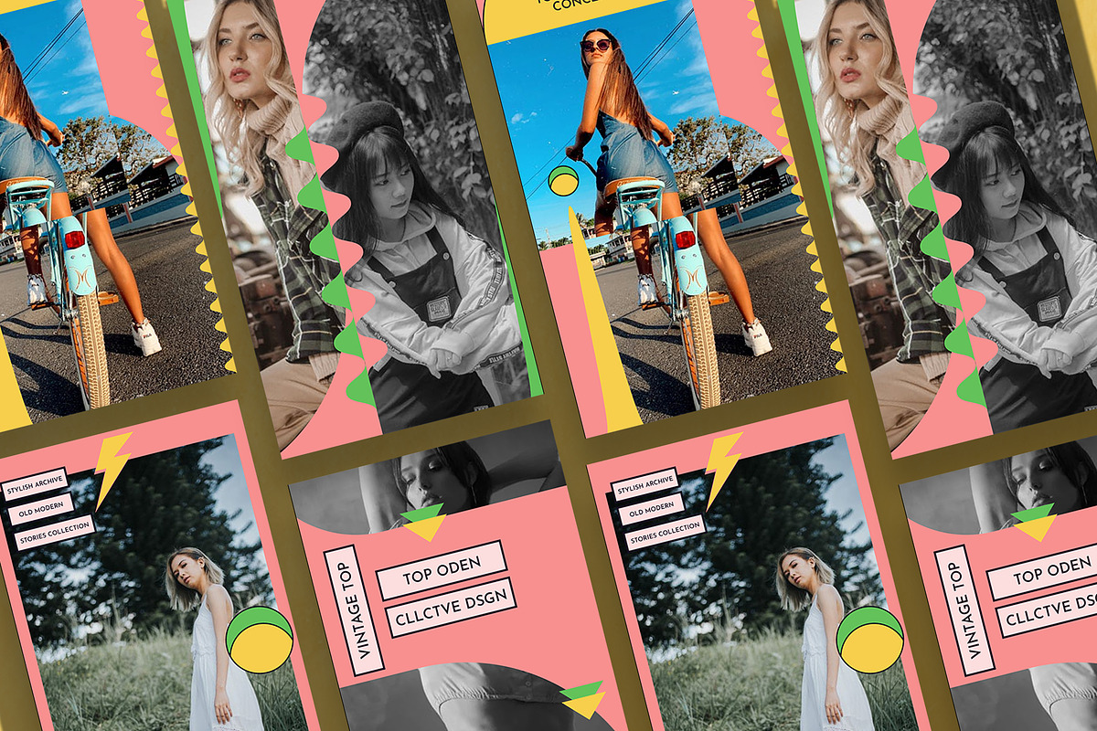New In 90's Instagram Templates, a Social Media Template by Azruca (Photo 4 of 9)