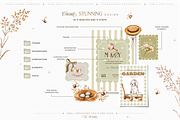 Vintage Animals Toys and Flowers, an Animal Illustration by TL Design (Thumbnail 2 of 8)
