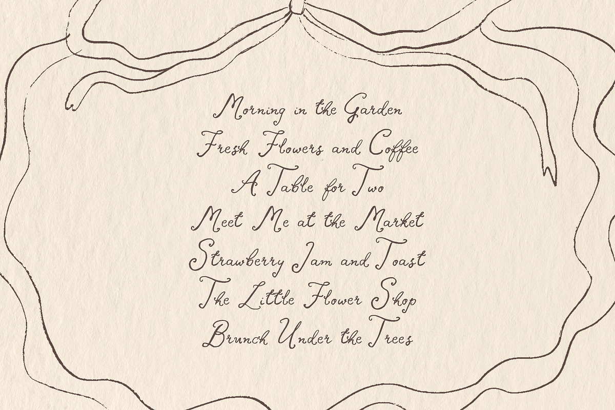 Garden Brunch Script & Sans Duo, a Handwritten Font by BilberryCreates (Photo 5 of 11)