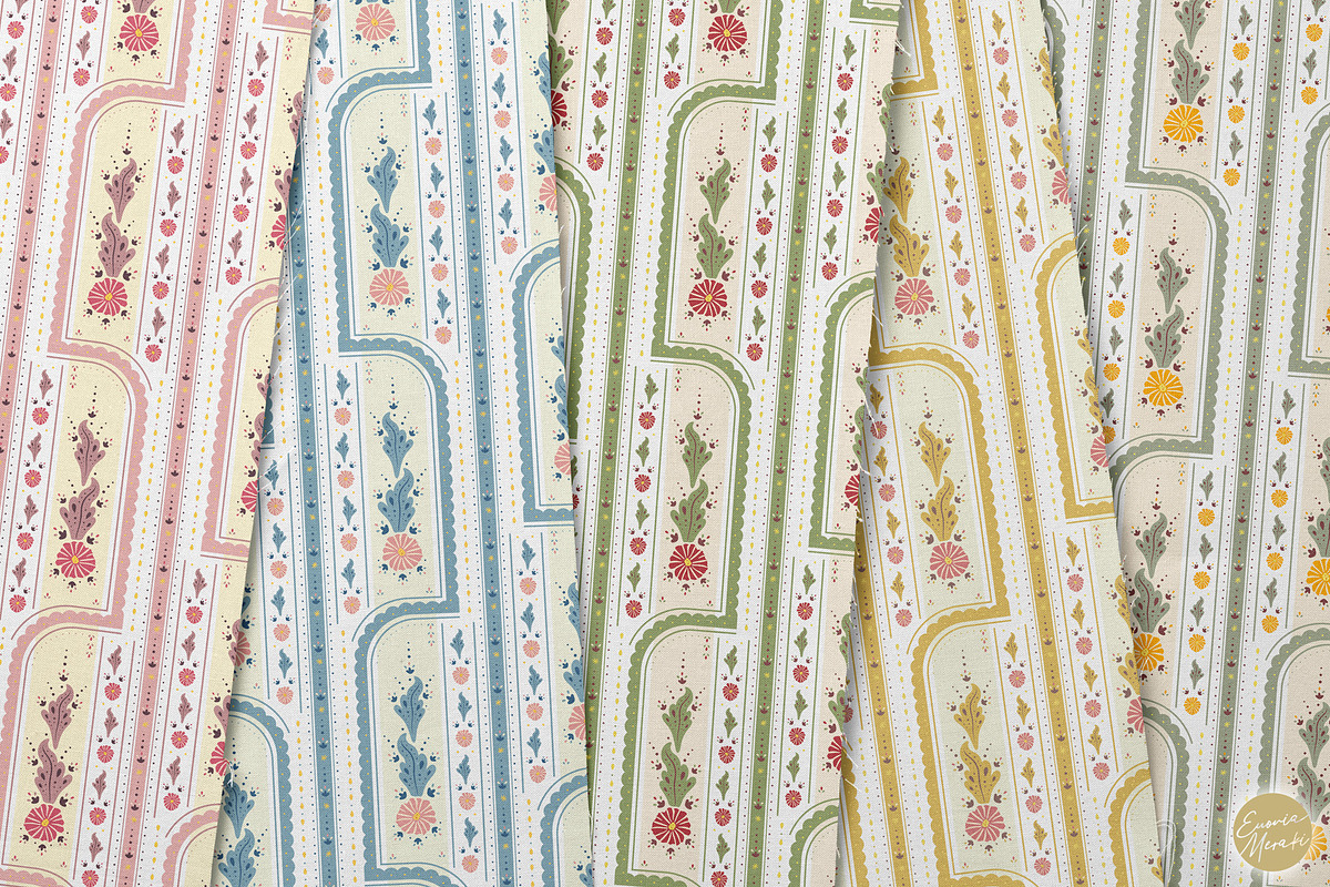 Vintage Floral Pattern 2 Shabby Chic, a Pattern Graphic by Euonia Meraki (Photo 2 of 19)