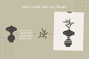 296 FOLK POTTERY CLIPARTS MYSTIC SET, an Object Illustration by JuDesign (Thumbnail 15 of 24)