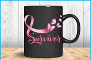 Butterflies Ribbon Survivor Awarenes, a Graphic by Creativeusart (Thumbnail 3 of 4)