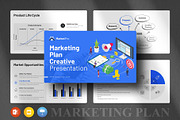 Marketing Plan Presentation Template, a Marketing Template by CreativeSlides (Thumbnail 1 of 16)