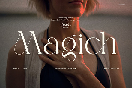 Magich Elegant Serif Font, a Serif Font by Perfectype