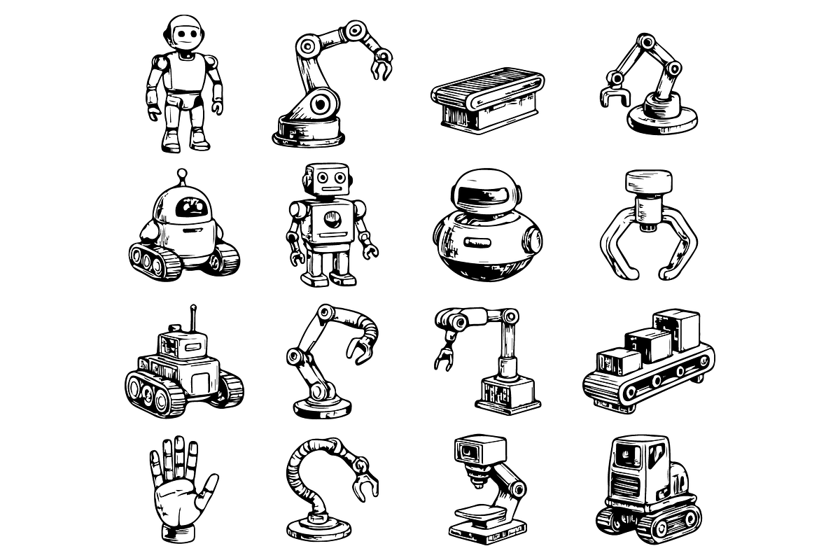 Robotics Automation Set, an Object Graphic by RT Studio (Photo 2 of 4)