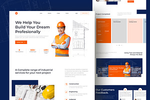 Builder - Construction Landing Page