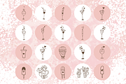 Romantic Hand Drawn Logo Elements, a Food Illustration by By Kerri Ann (Thumbnail 5 of 11)