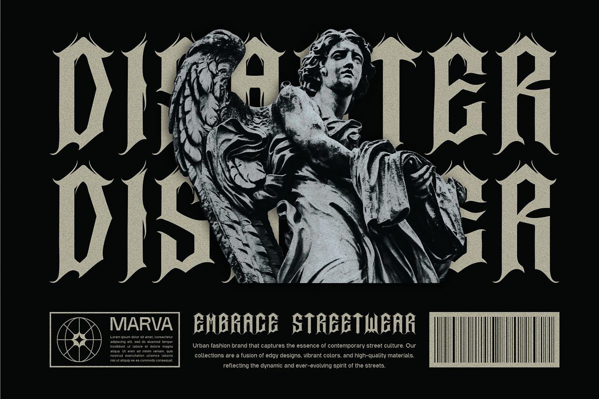 Banas, a Blackletter Font by Marvadesign (Photo 3 of 7)