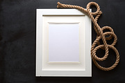 Nautical Rope Picture Frame Mockup, a Mockup by Kudzu Camera (Thumbnail 2 of 5)
