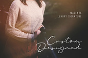 Magenta - 3 Luxury Signature Font, a Script Font by Dharmas Foundry (Thumbnail 8 of 15)