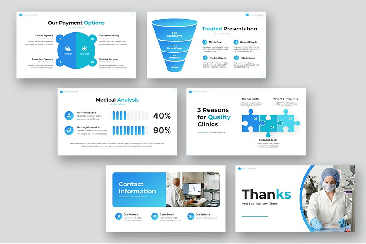 Medical Clinic Powerpoint Templates, a Presentation Template by Fit-tee (Photo 10 of 11)