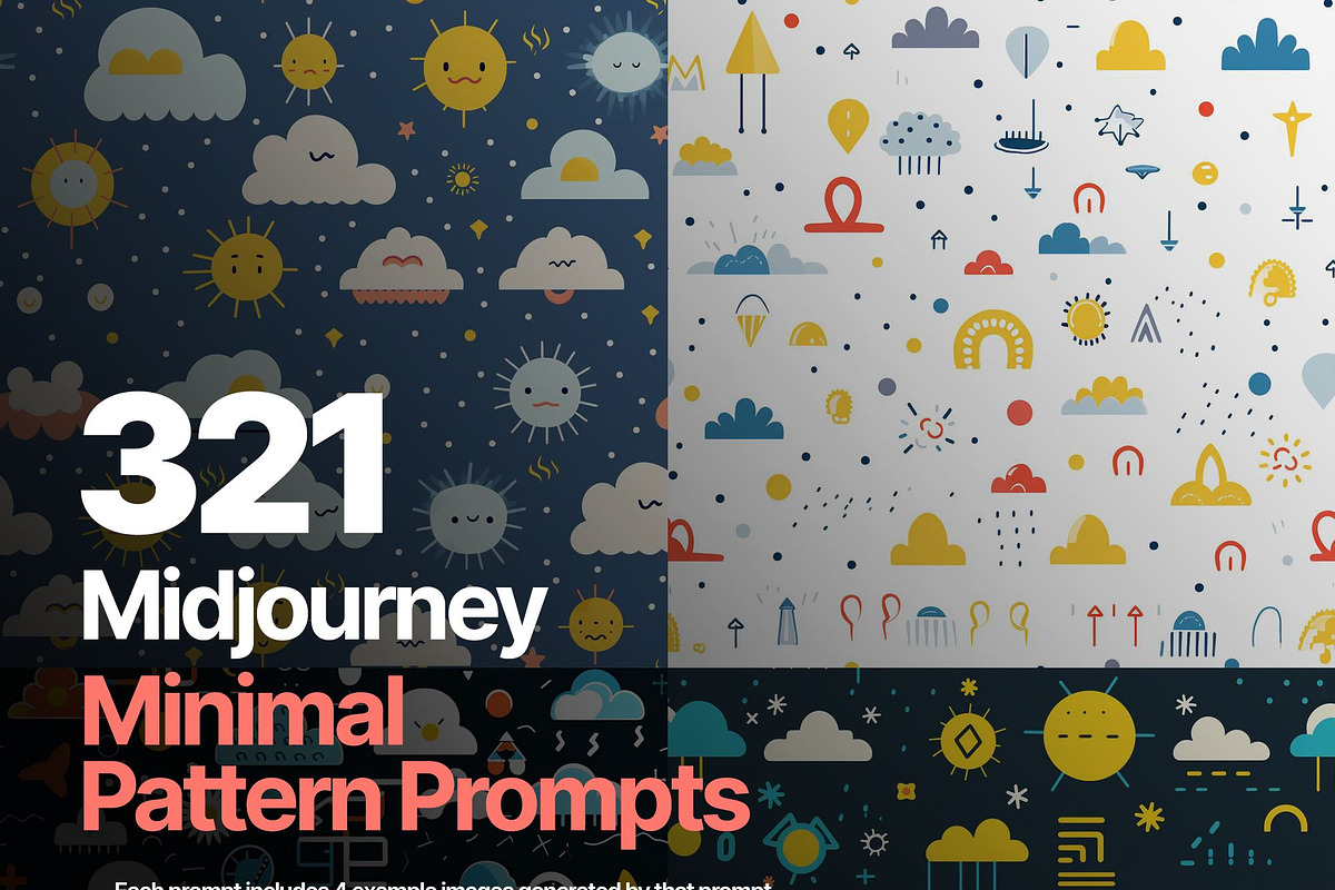 321 Midjourney Prompts for Patterns, a Pattern Graphic by Sevenstyles (Photo 3 of 10)