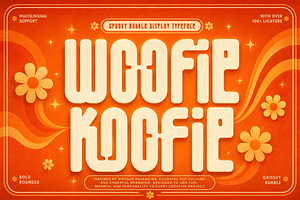 Woofie Koofie - Groovy Font