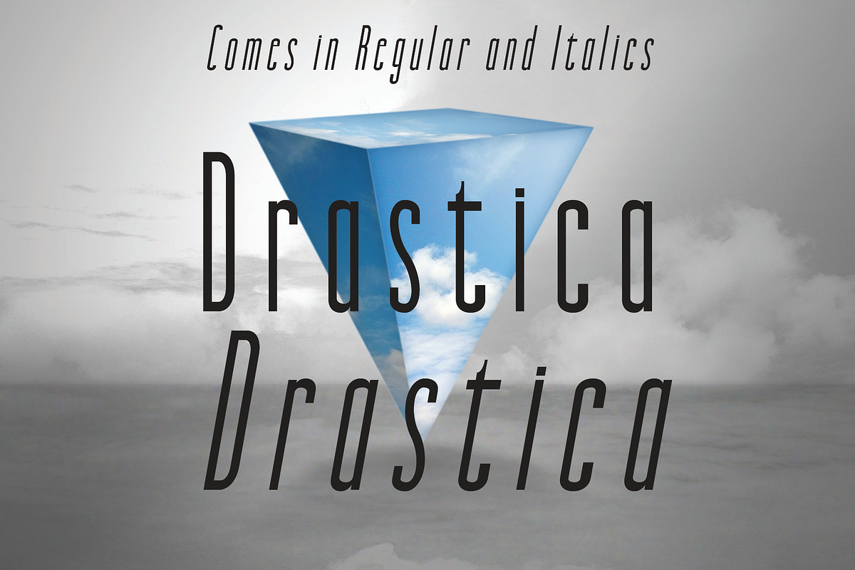 DRASTICA: A Modern Typeface preview 2