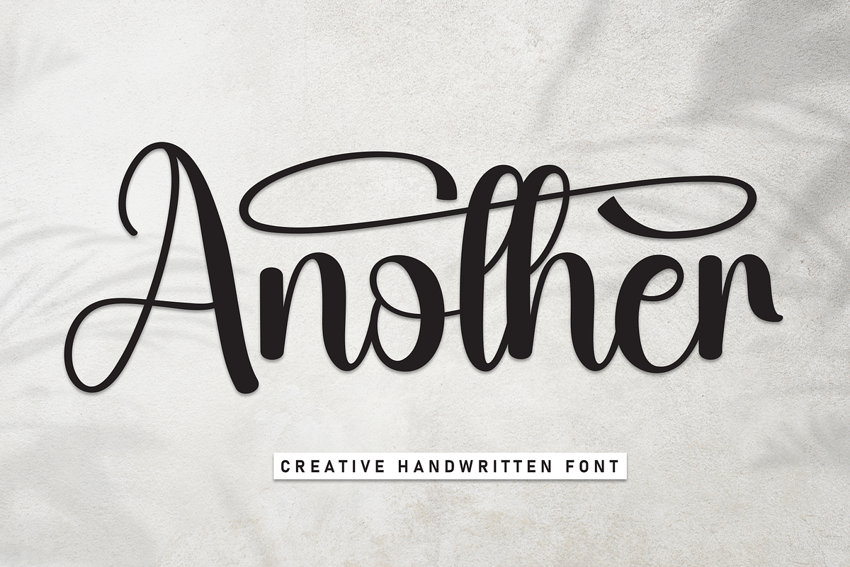 Another | Script Font, a Handwritten Font by Scratchones (Photo 1 of 9)