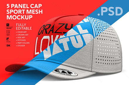 Customizable Sports Cap Mockup PSD
