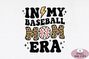 Custom In My Baseball Mom Era PNG, an Illustration by Daily.Designs (Thumbnail 1 of 5)