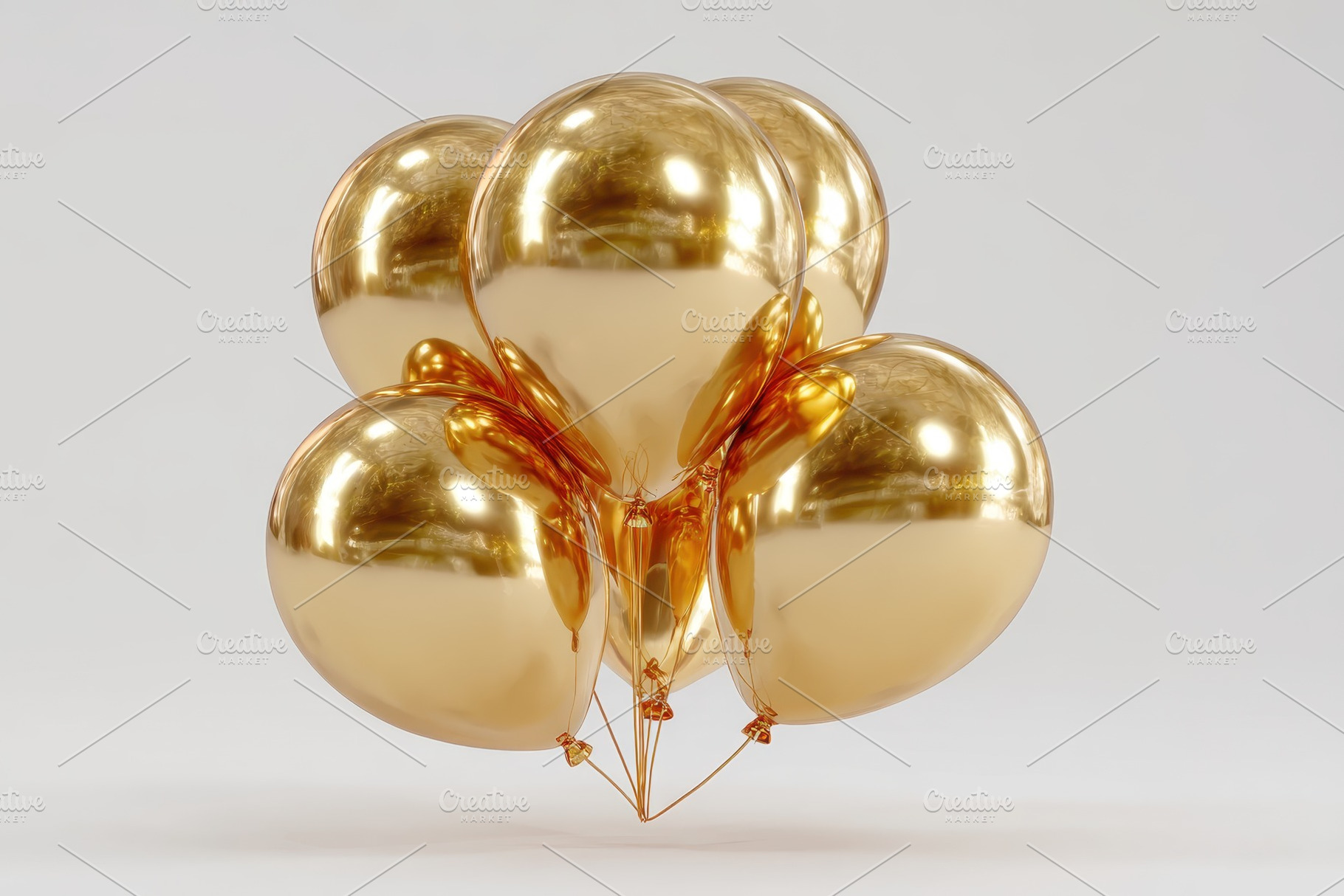Golden Balloons Festive Celebration, an Arts & Entertainment Photo by Pixeness Studio