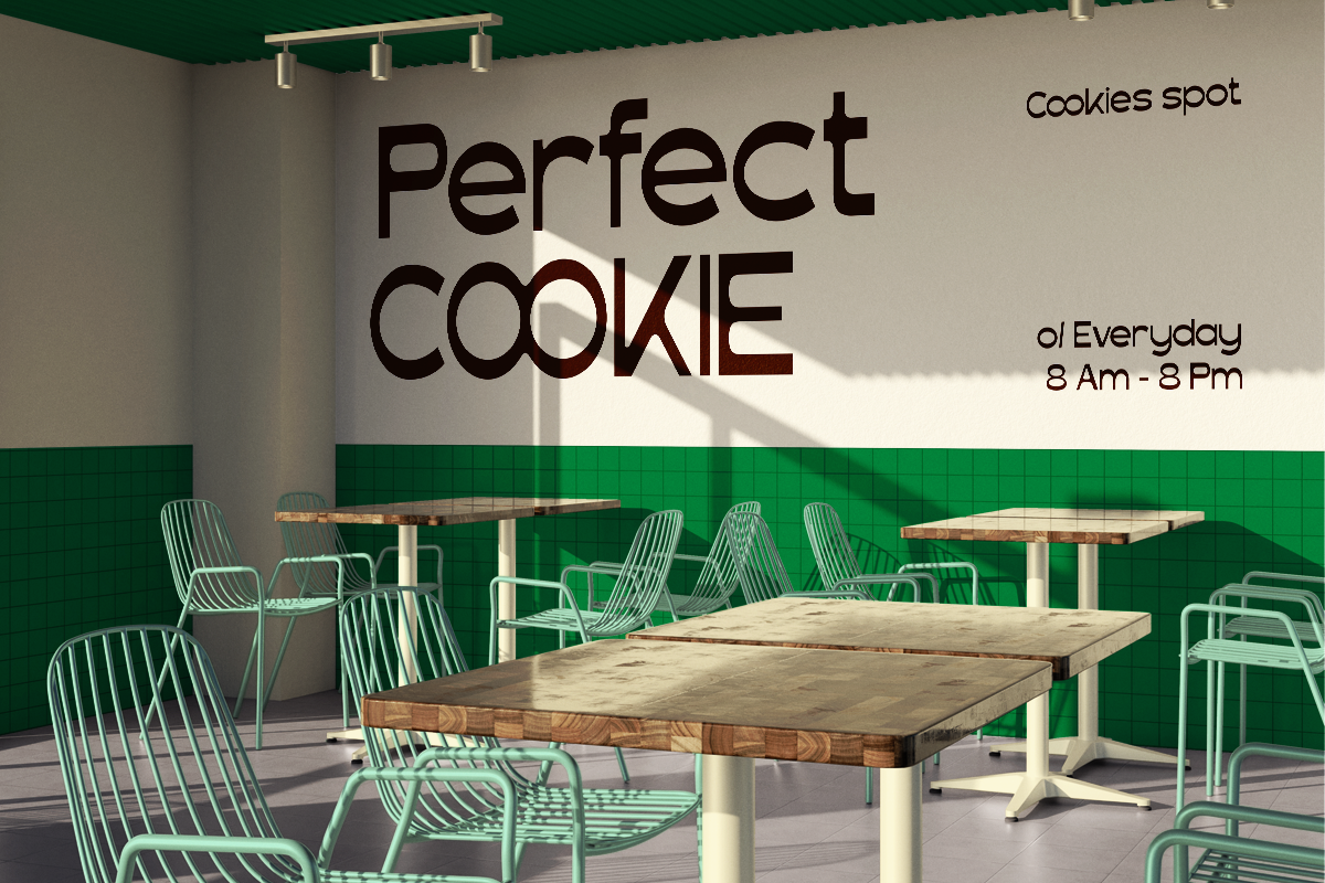 Avoge - Food Display Font, a Sans Serif Font by Pandeka Studio (Photo 4 of 9)