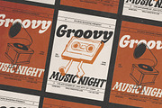 Dx Grove - Variable Retro Font, a Serif Font by Dirtyline Studio (Thumbnail 7 of 12)