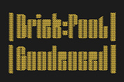 Sazzle Bricks, a Sans Serif Font by Craft Supply Co. (Thumbnail 6 of 8)