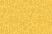 Vector Grocery seamless pattern, a Pattern Graphic by kostolom3ooo (Thumbnail 2 of 3)