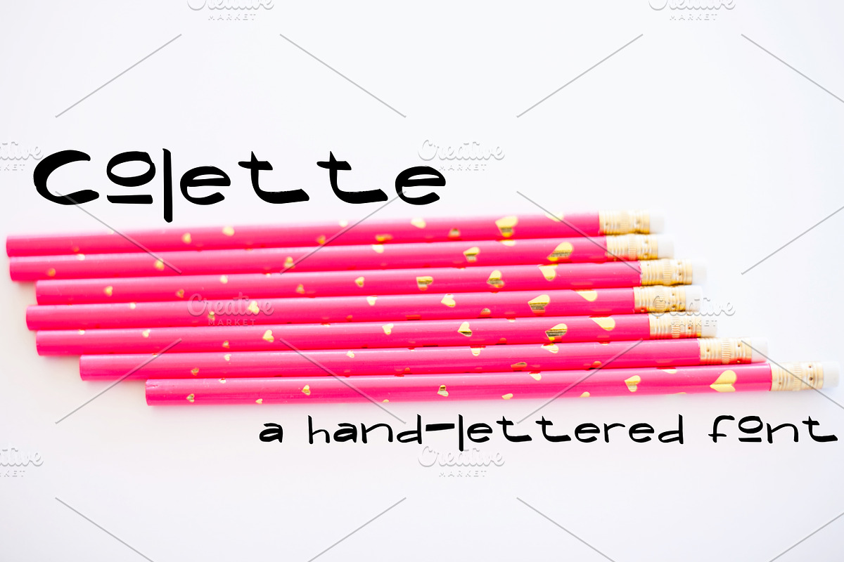COLETTE Hand Lettered Font, a Handwritten Font by Rhonna Designs (Photo 1 of 3)