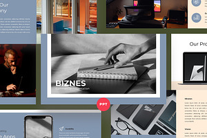 Biznes Corporate PowerPoint Template