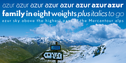 Azur, a Sans Serif Font by Wiescher-Design (Thumbnail 3 of 7)