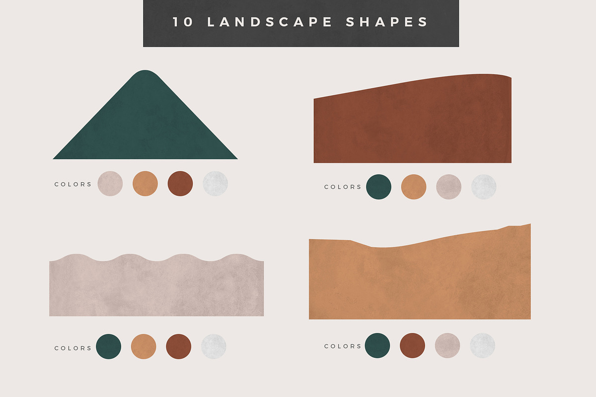 Landscape Creation Kit, a Texture Illustration by Basia Stryjecka (Photo 3 of 13)